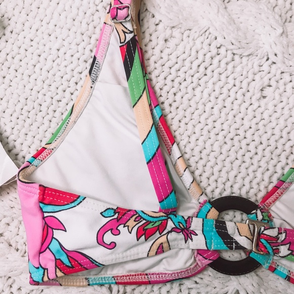 Vicky Moreinis Carnaby Halter Bikini Top XS NWT - Picture 5 of 11